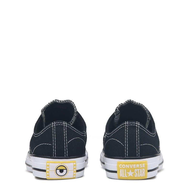 Chuck Taylor All Star Low Top Sneakers (Black/Minions)