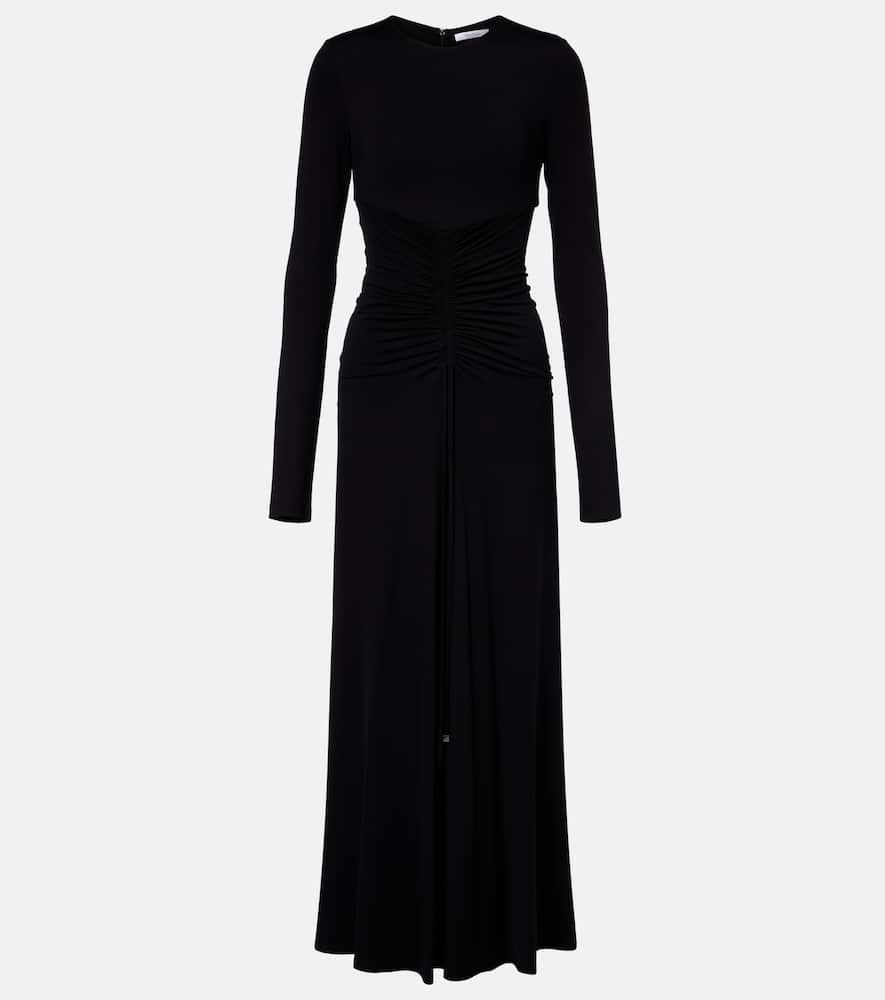 Doppia gathered maxi dress