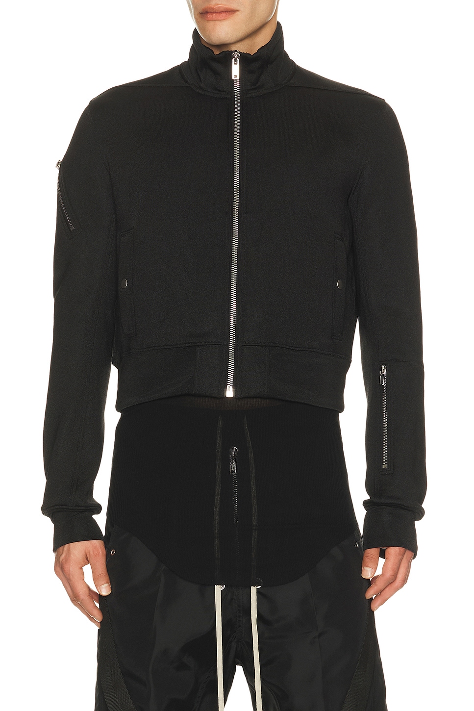 Rick Owens Rev Track Jacket in Black