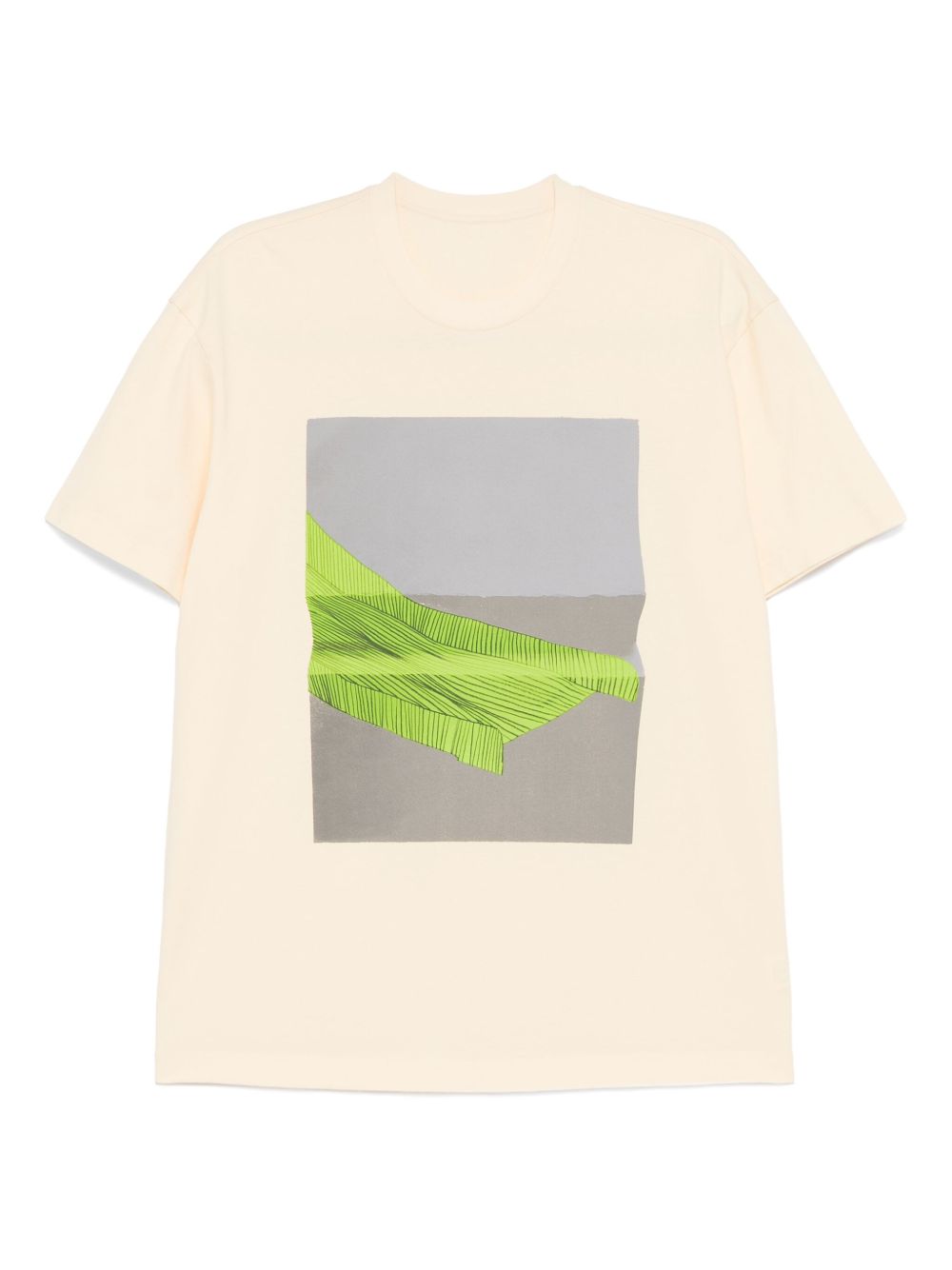 Graphic-printed T-shirt - Yellow