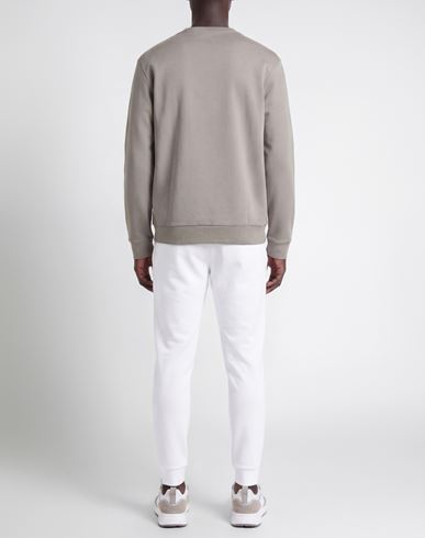 Man Sweatshirt Taupe Size M Cotton, Elastane