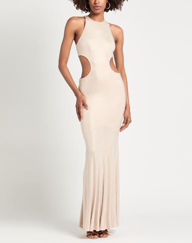 Woman Maxi dress Blush Size 6 Viscose, Elastane, Glass