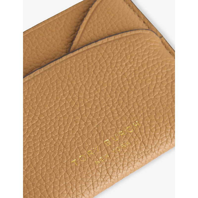 Womens Romy Flat Leather Card Case