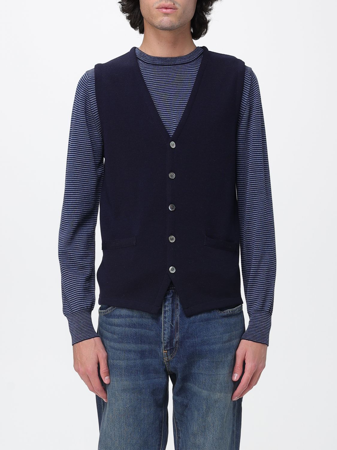 Sweater Men color Blue