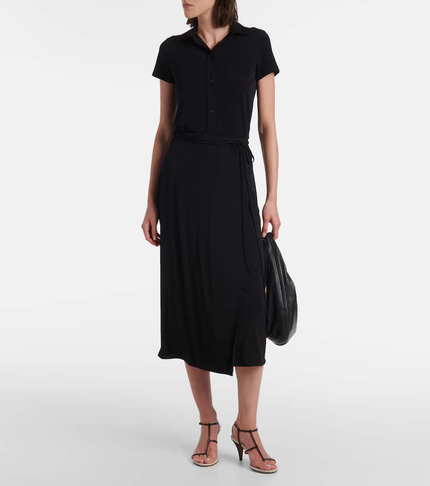 Vince Jersey wrap skirt