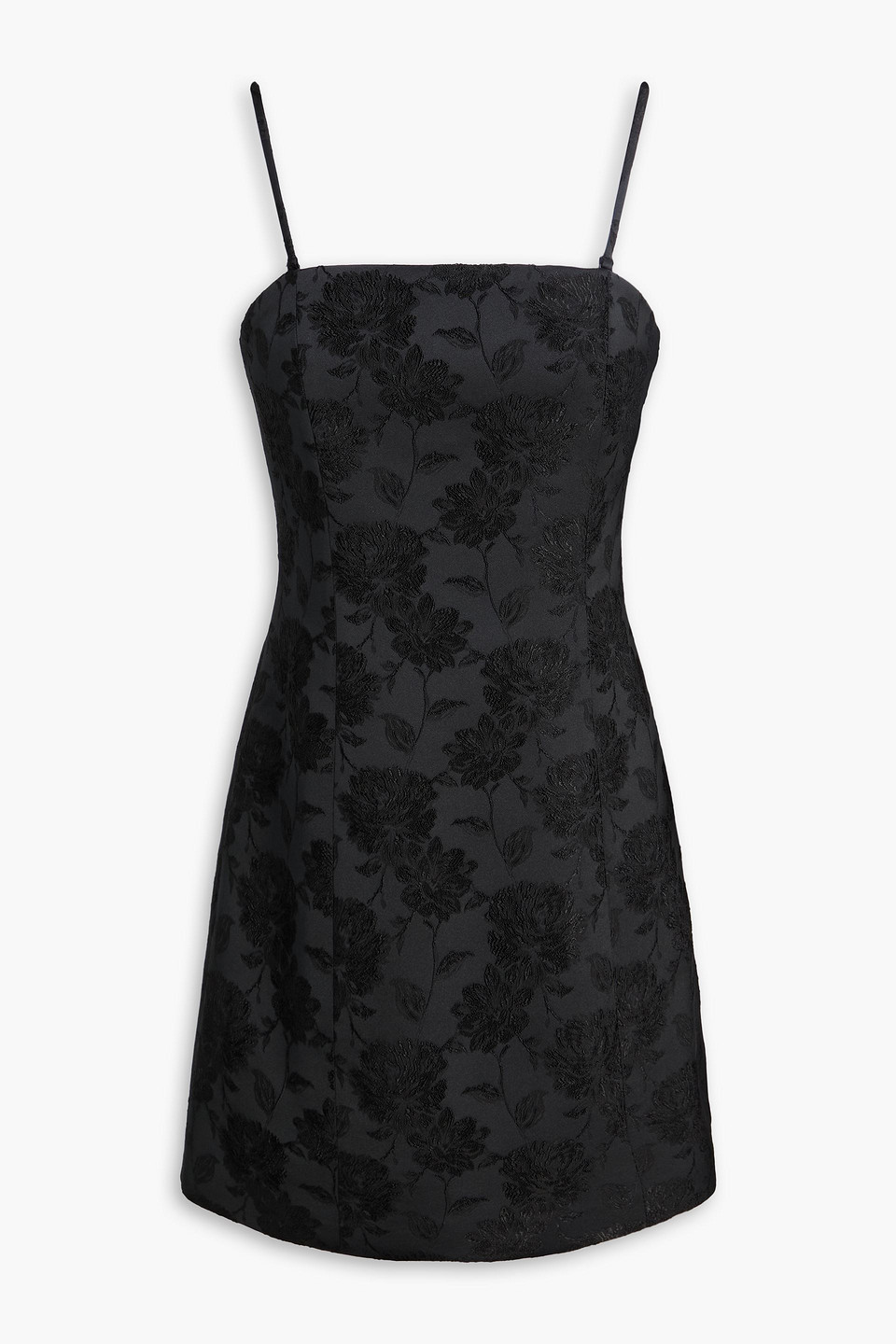 Alice Olivia - Floral-jacquard mini dress - Black - US 4