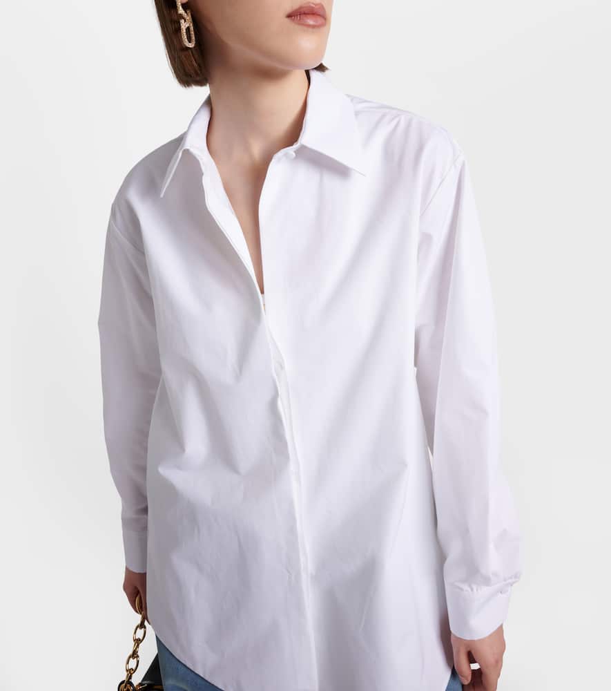Oversized cotton shirt
