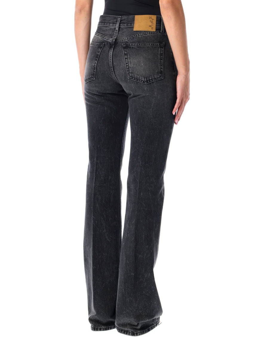 Haikure - sculpting flared trousers five pocket