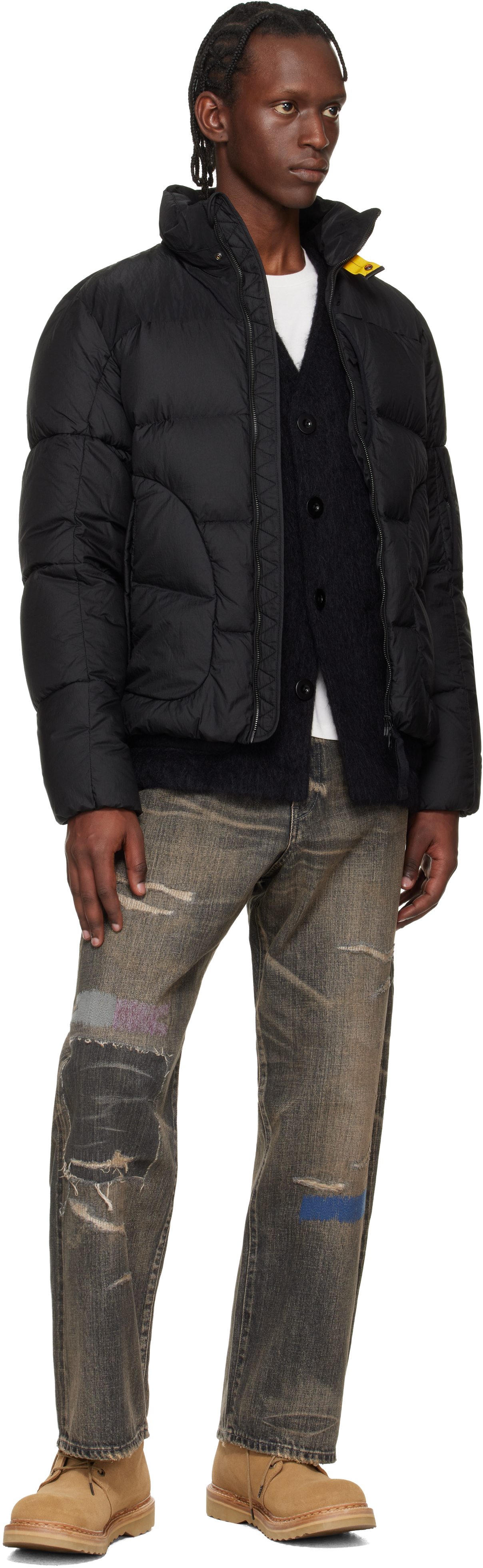 Black Blackburn Hooded Down Jacket