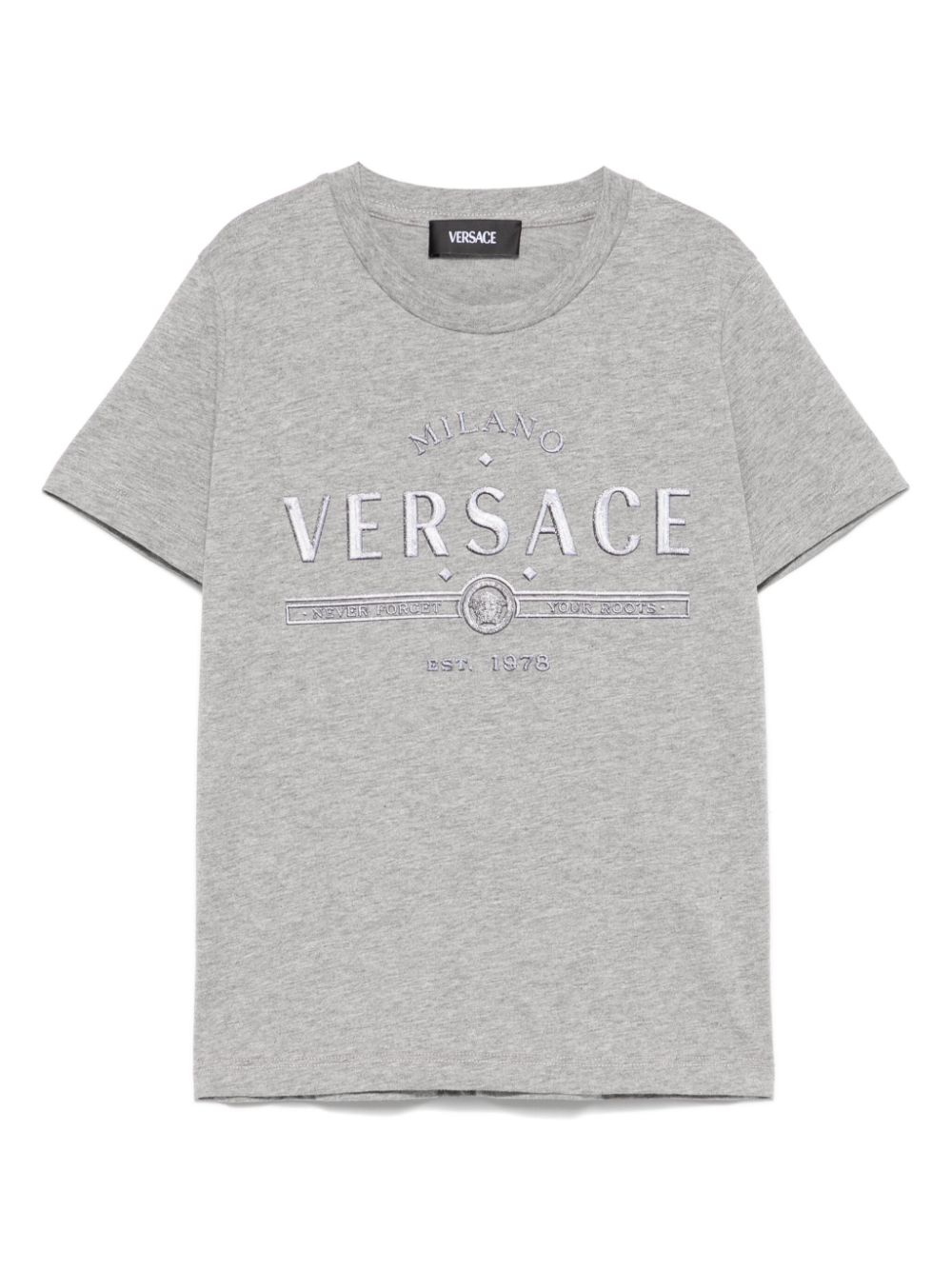 Versace Logo T-shirt - Grey