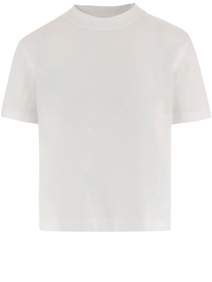 T-Shirt In Cotton With Crew Neck