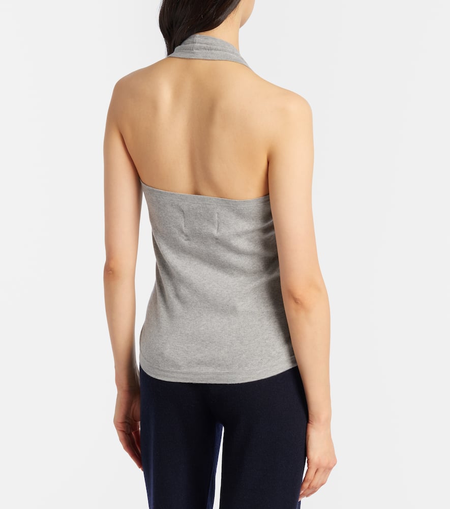 Jerry cotton and cashmere jersey top