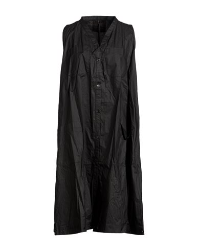 Woman Overcoat & Trench Coat Black Size 6 Cotton, Polyurethane
