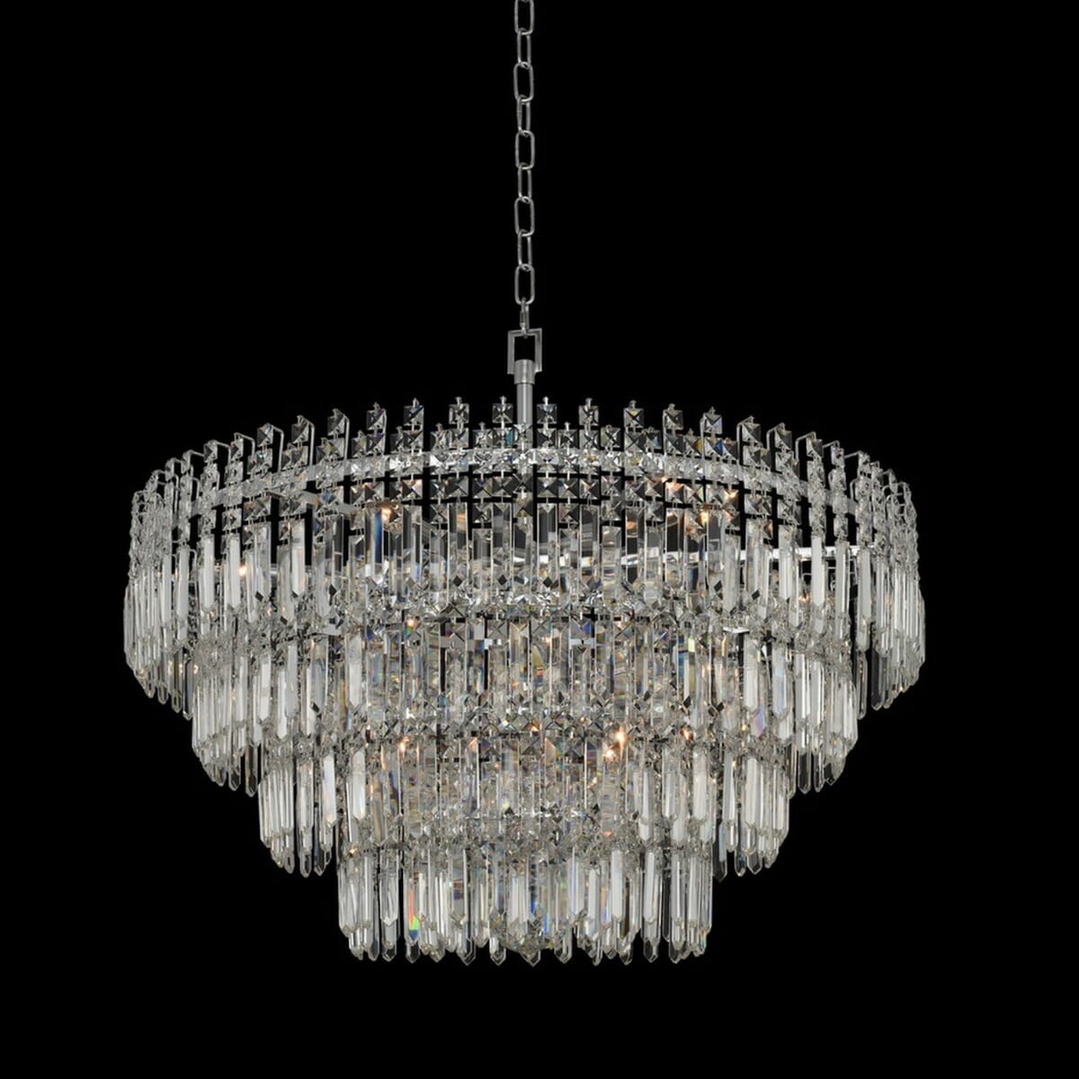 Pandoro 15-Light Pendant Light in Chrome