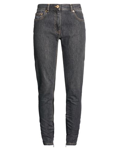 Woman Jeans Black Size 31 Cotton, Viscose, Polyacrylic, Elastane