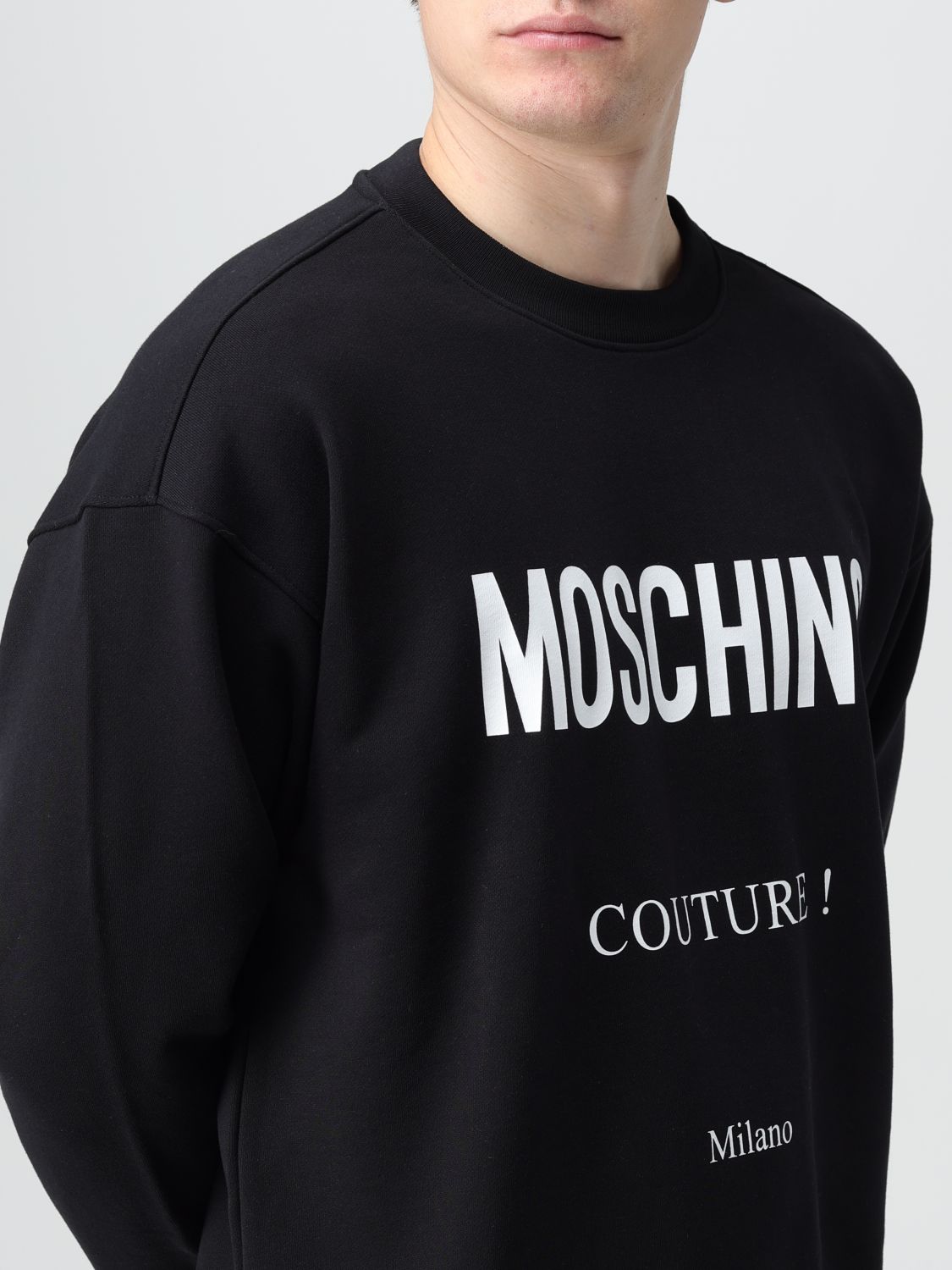 Sweatshirt Men color Black