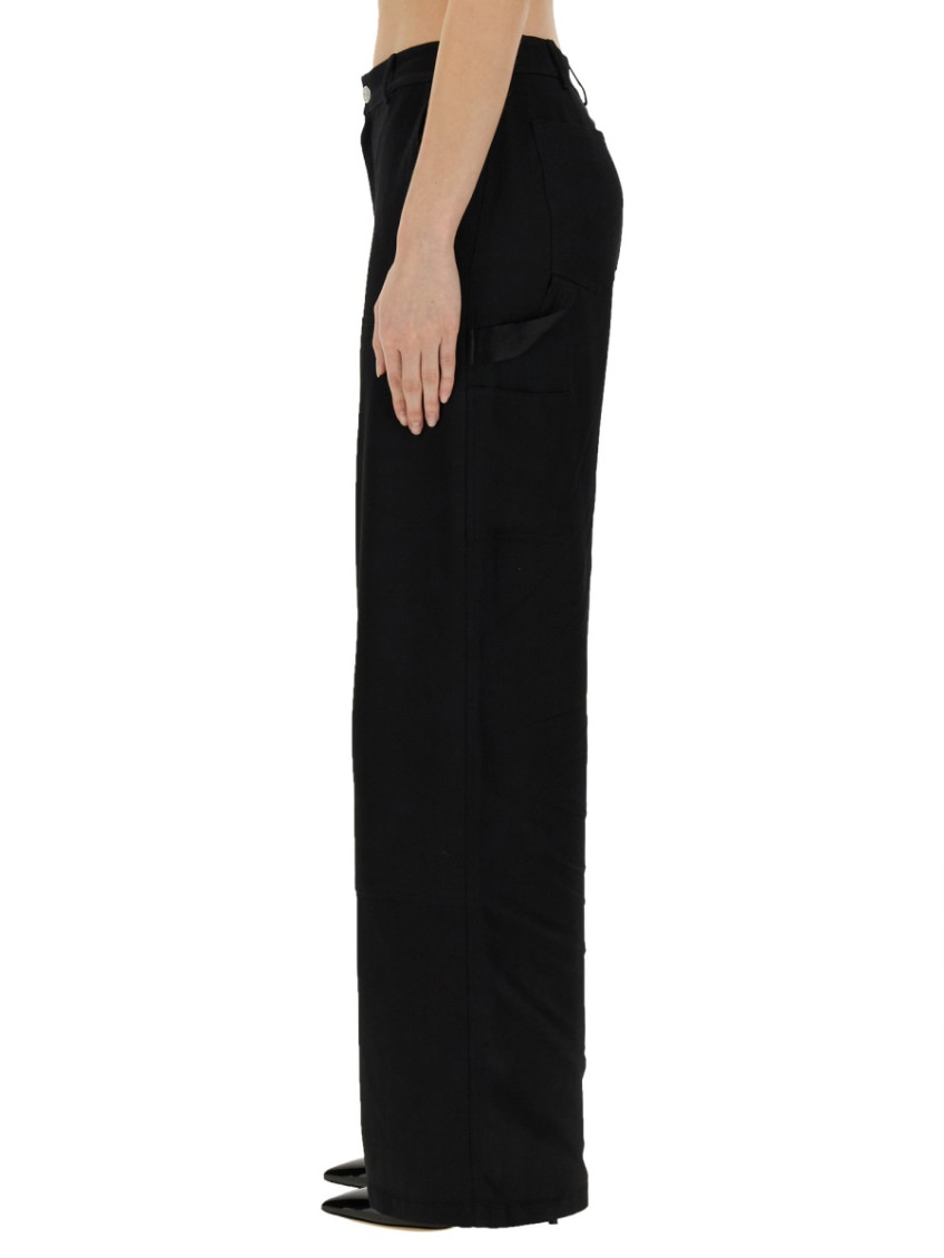 Moschino - wide leg trousers featuring pocket