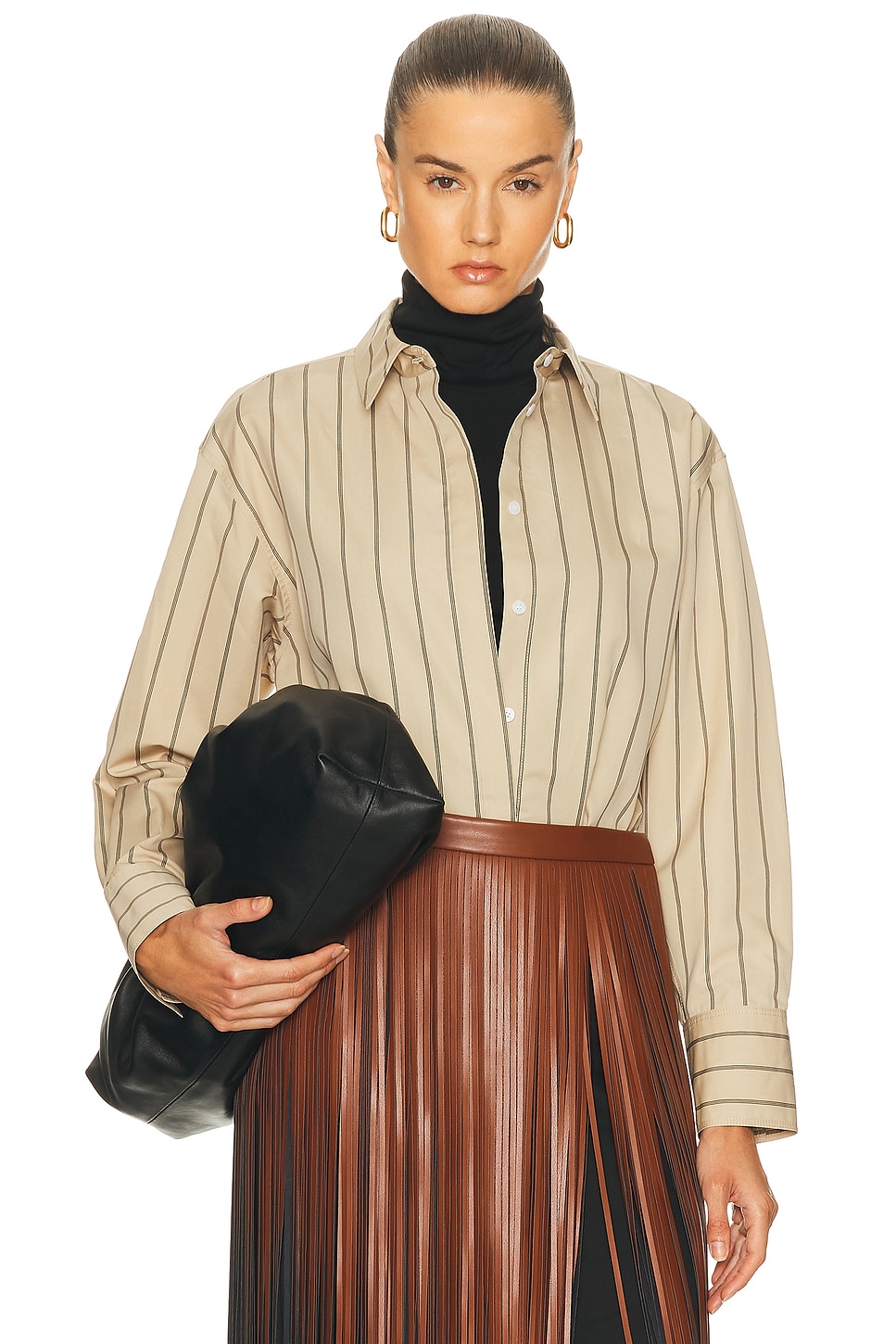 Proenza Schouler Addy Top in Taupe Multi - Beige.  6 also in 0