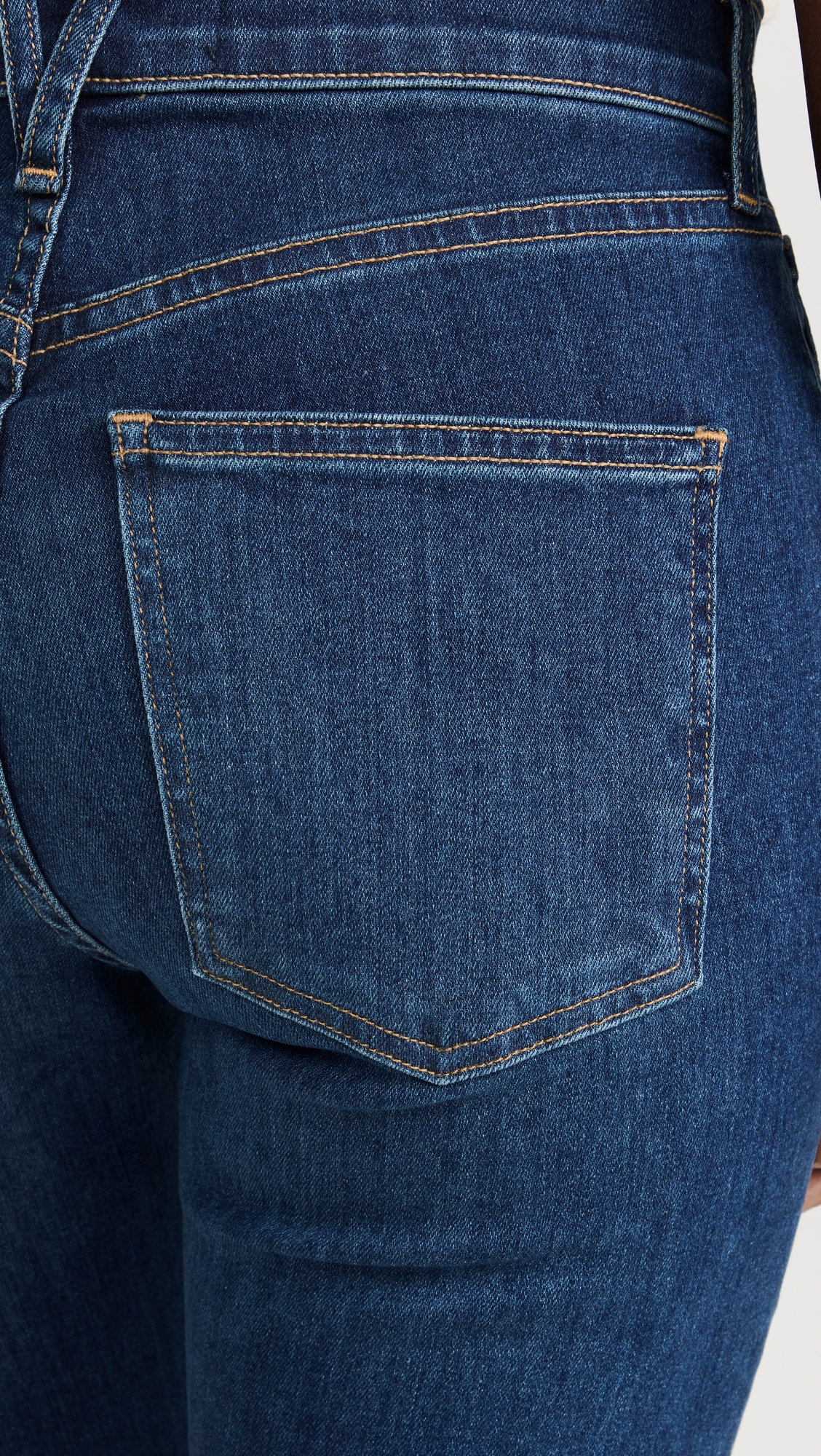 Beverly High Rise Skinny Flare Jeans Bright Blue