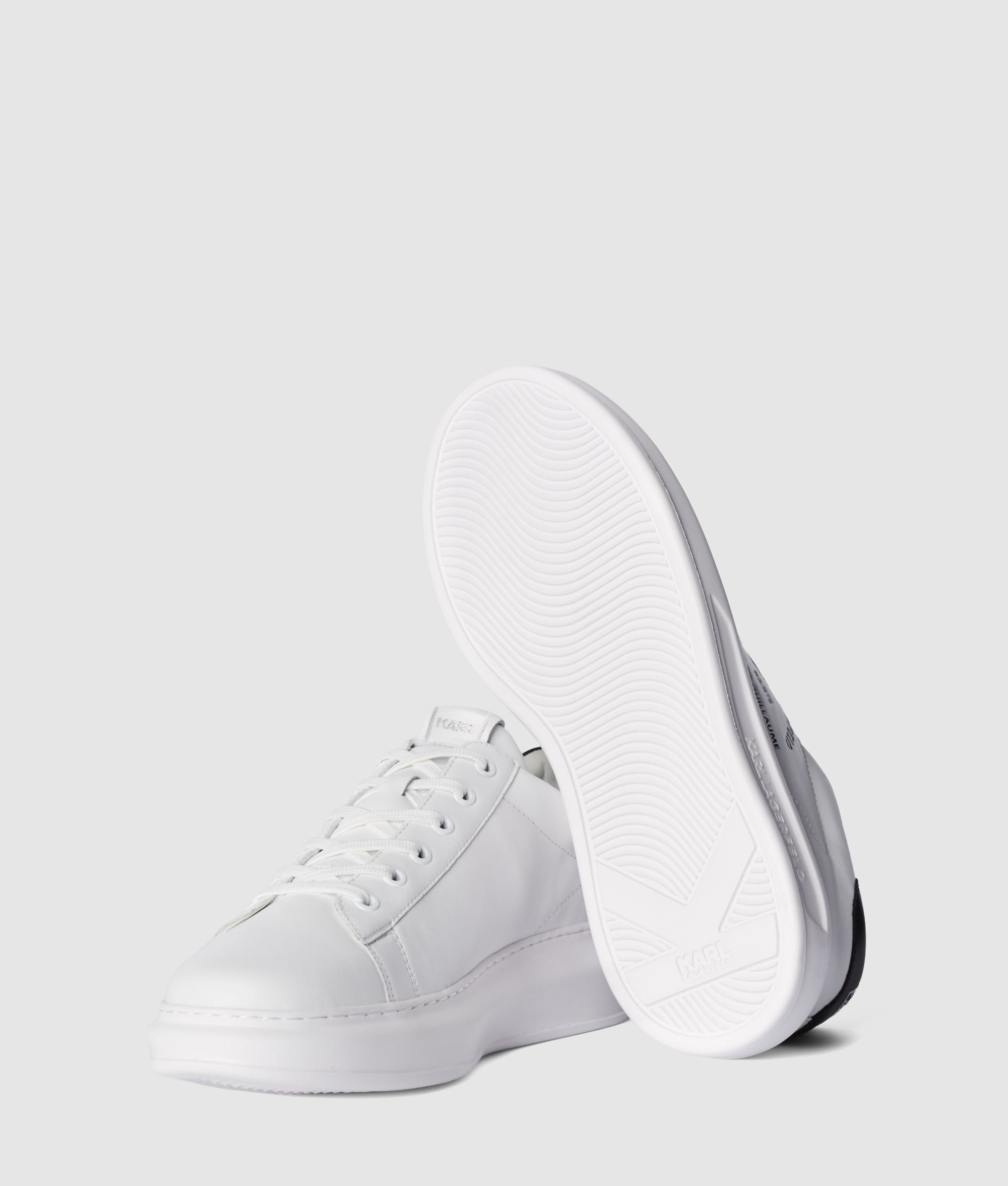 Karl Lagerfeld - Rue St-guillaume Logo Kapri Sneaker, Herren, Weiss, Größe