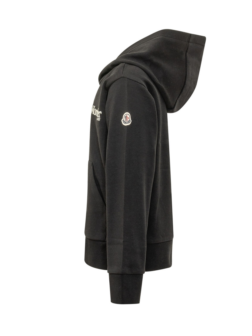 Kids Black Logo Hoodie