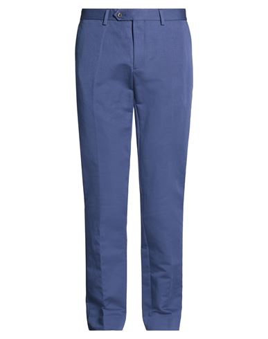 N°14 Savile Row Man Pants Blue Size 34 Cotton, Linen