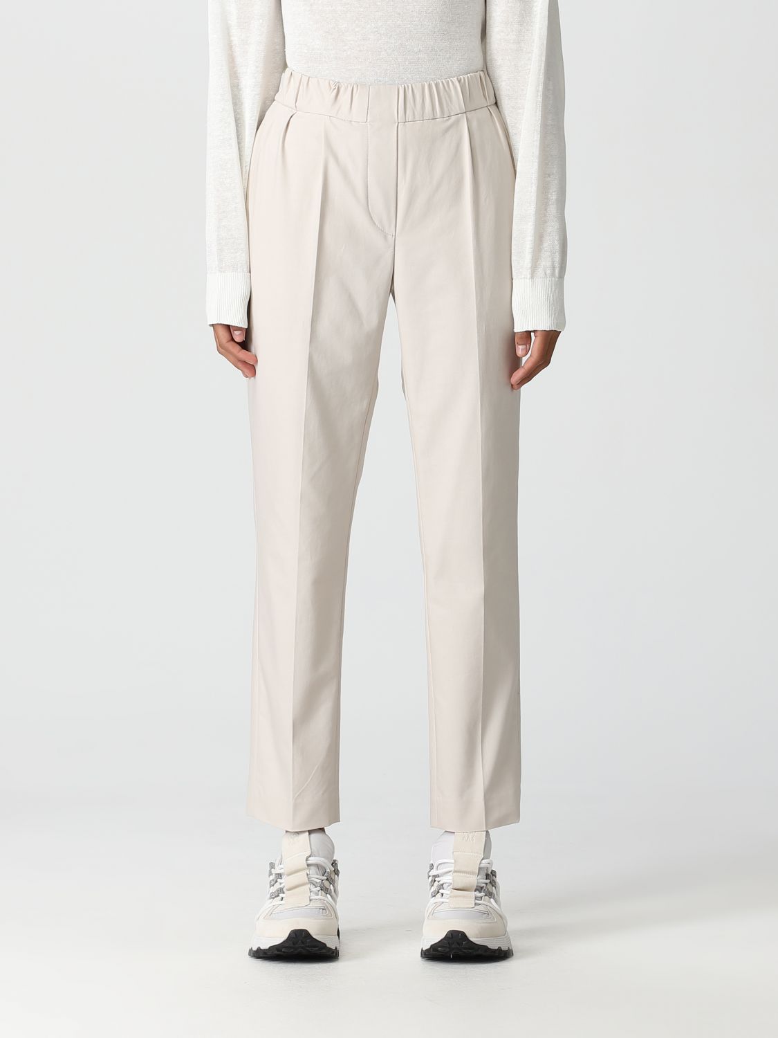Pants Woman color Beige