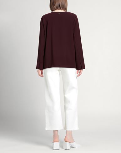 Même Road Woman Top Burgundy Size 10 Polyester, Elastane