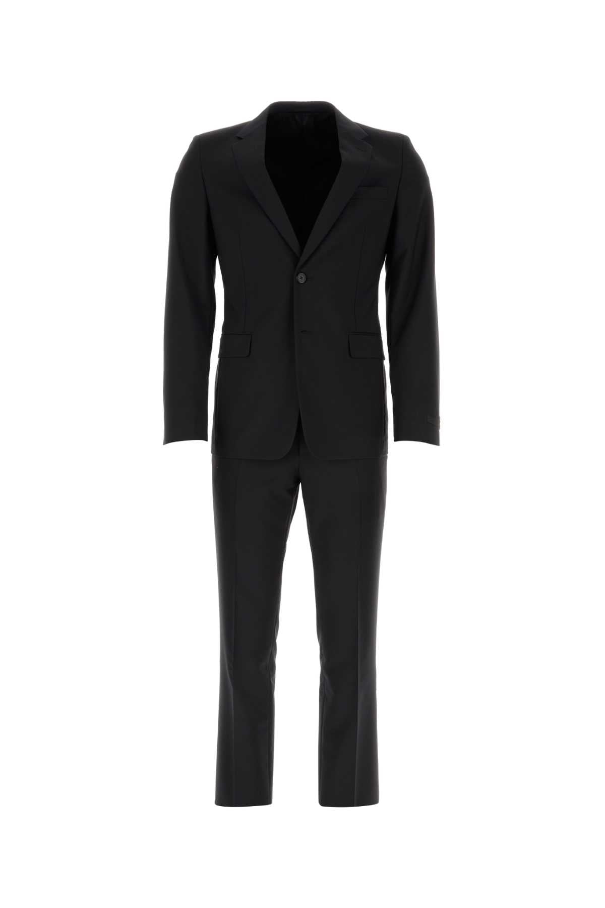 Wool Blend Suit — Navy