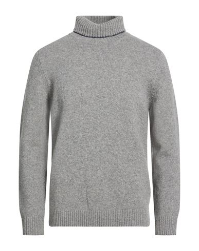 Man Turtleneck Light grey Size 42 Merino Wool