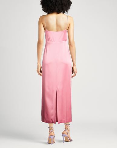 Woman Maxi dress Pink Size 4 Acetate, Viscose, Elastane