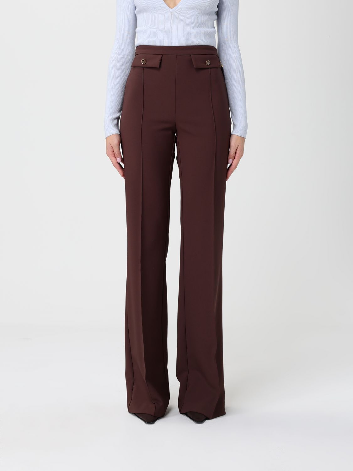 Pants Woman color Coffee