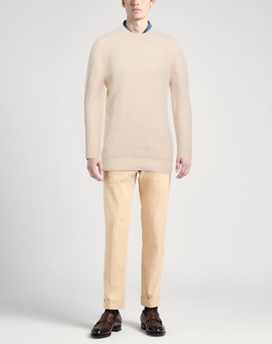 Man Sweater Beige Size 44 Alpaca wool, Polyamide, Cotton, Modal, Elastane