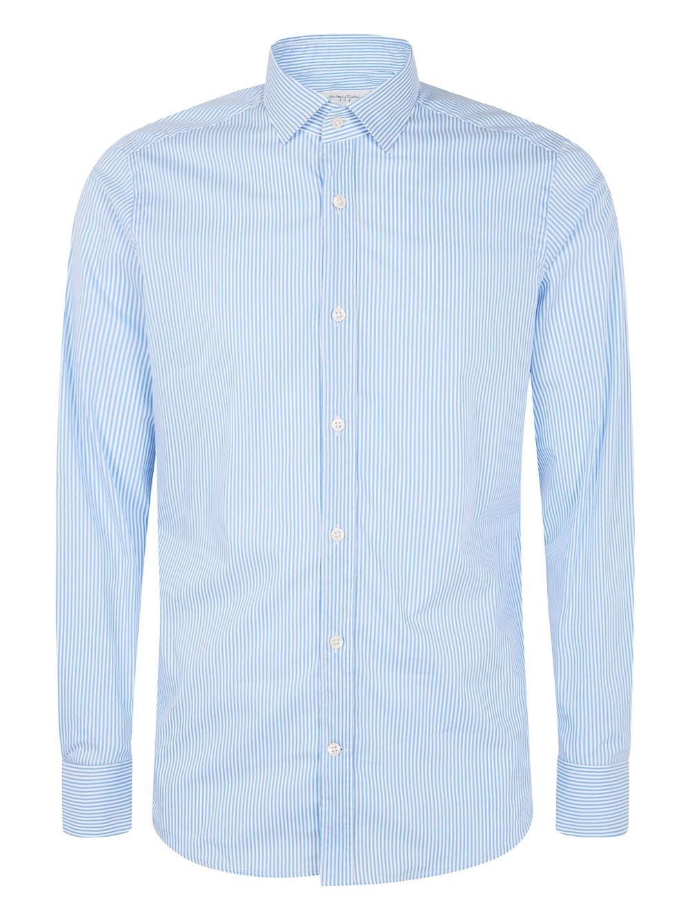 Striped button-up shirt - Blue