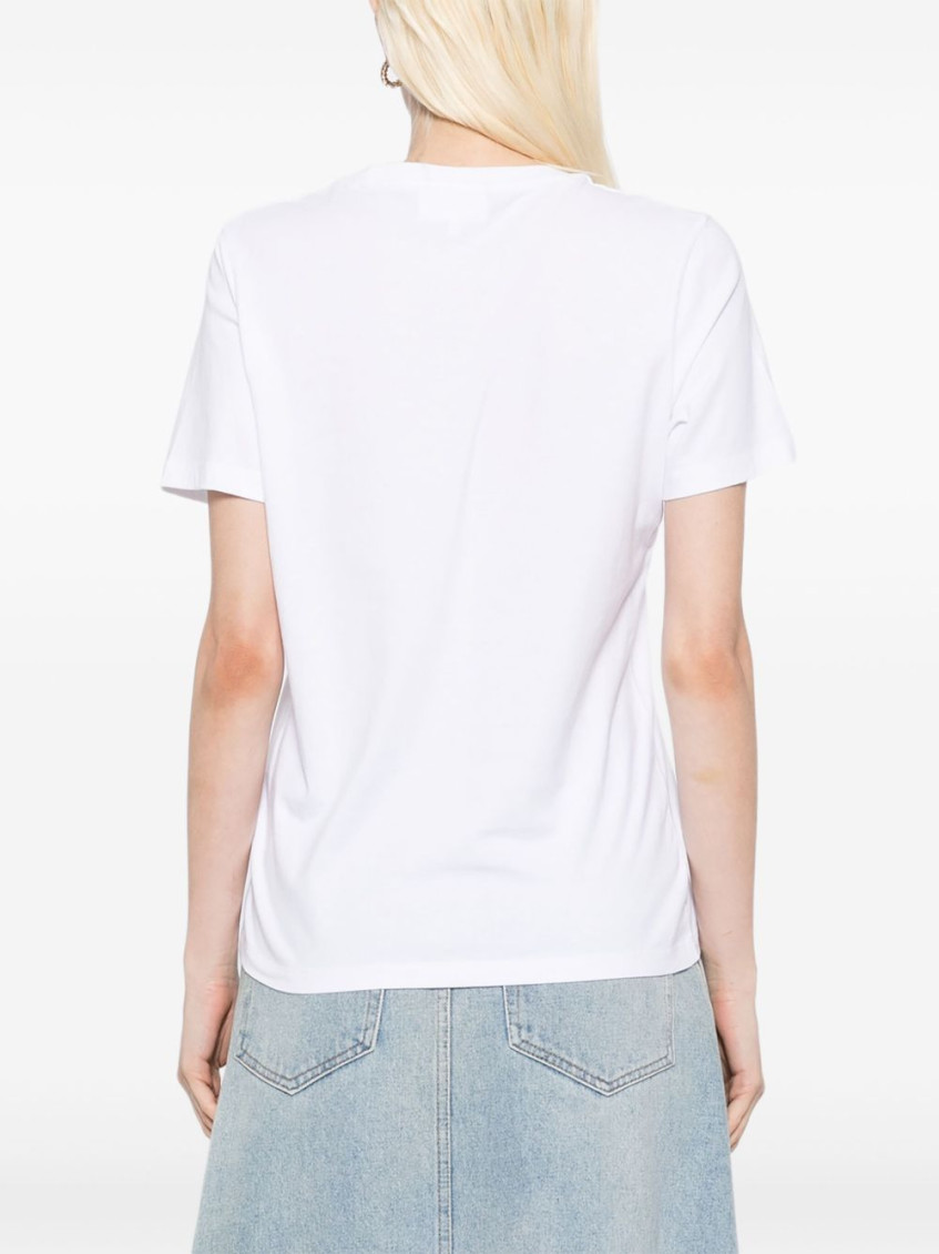 White Baby Fox cotton t-shirt