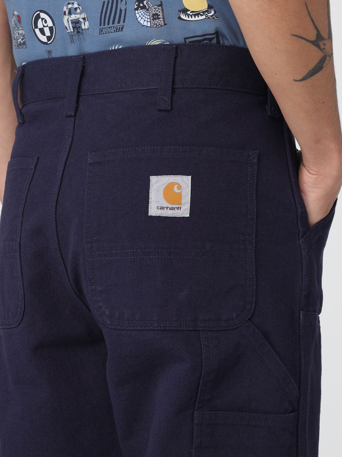 Pants Men color Navy