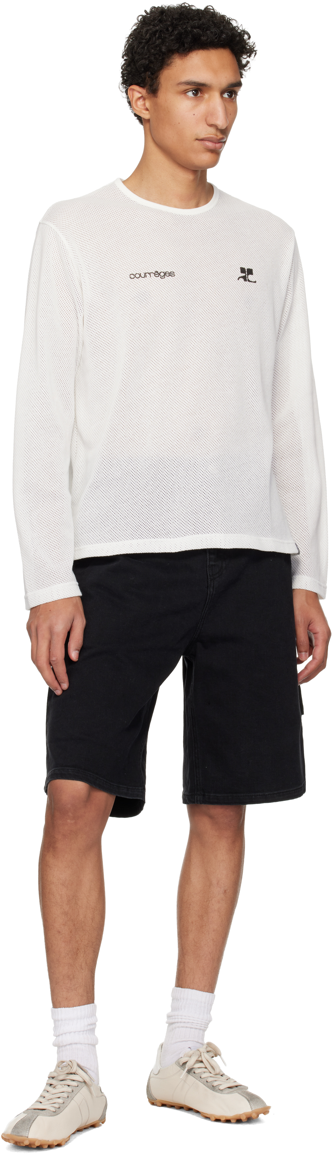 Black Hammer Denim Shorts