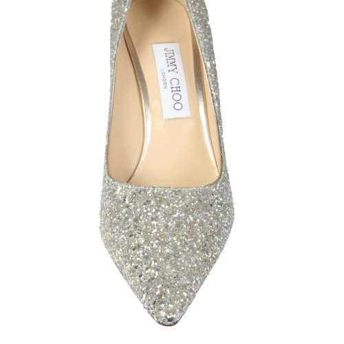 Romy Glittered Pointy-toe Pumps
