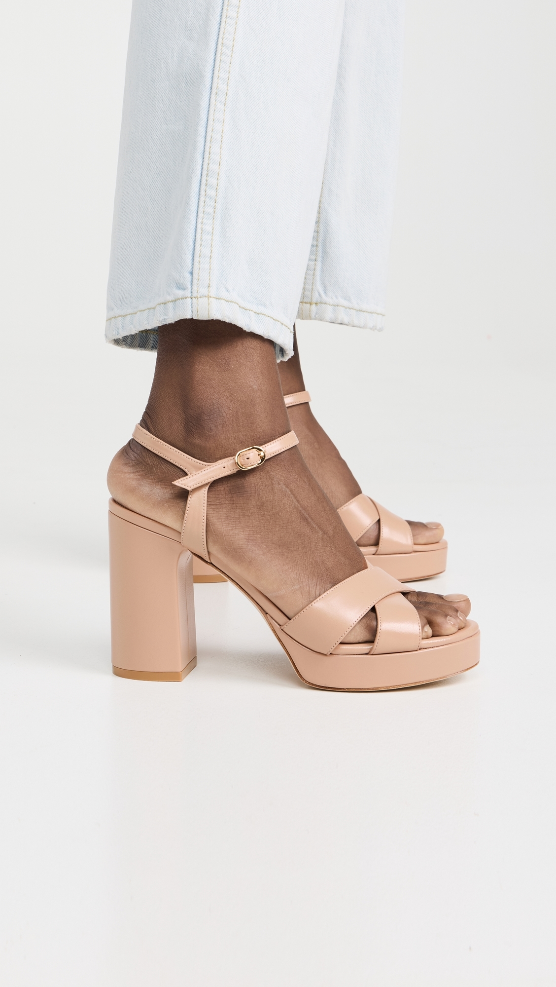 Dayna Platform Sandals Adobe