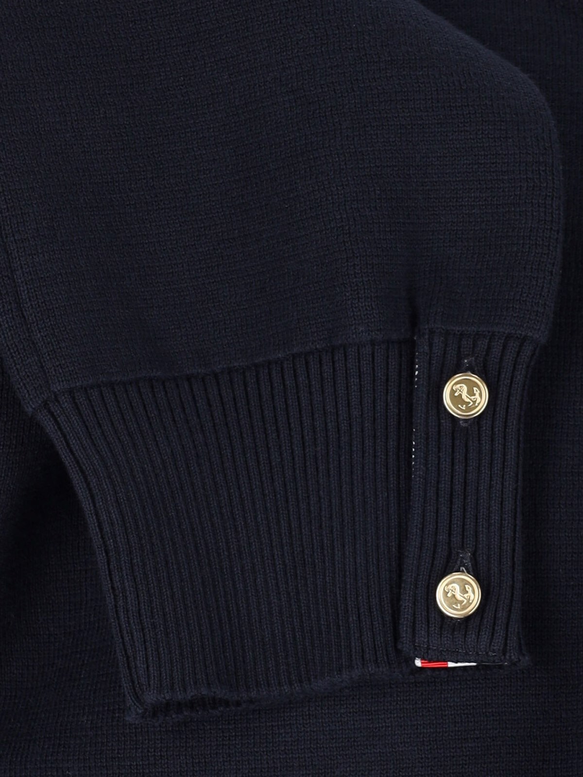 Cotton Sweater "4 Bar"