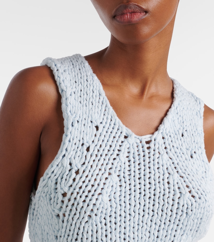 Cassie knitted cotton top