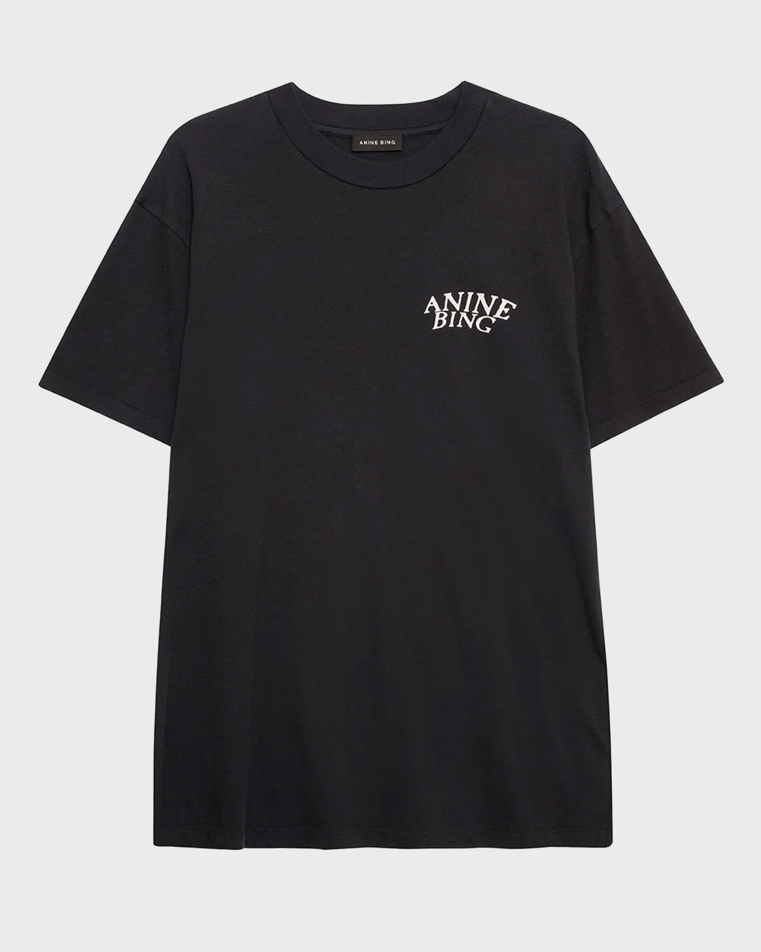 Anine Bing T-Shirt Walker Tee Band Vintage black