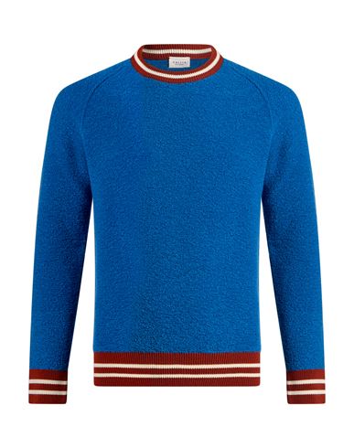 Man Sweater Bright blue Size 38 Merino Wool, Polyamide
