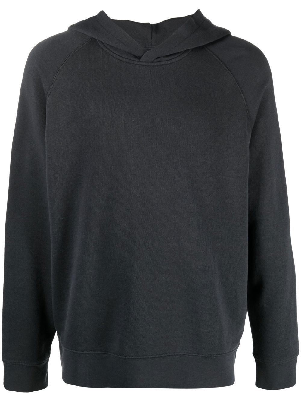 Popover cotton hoodie - Black