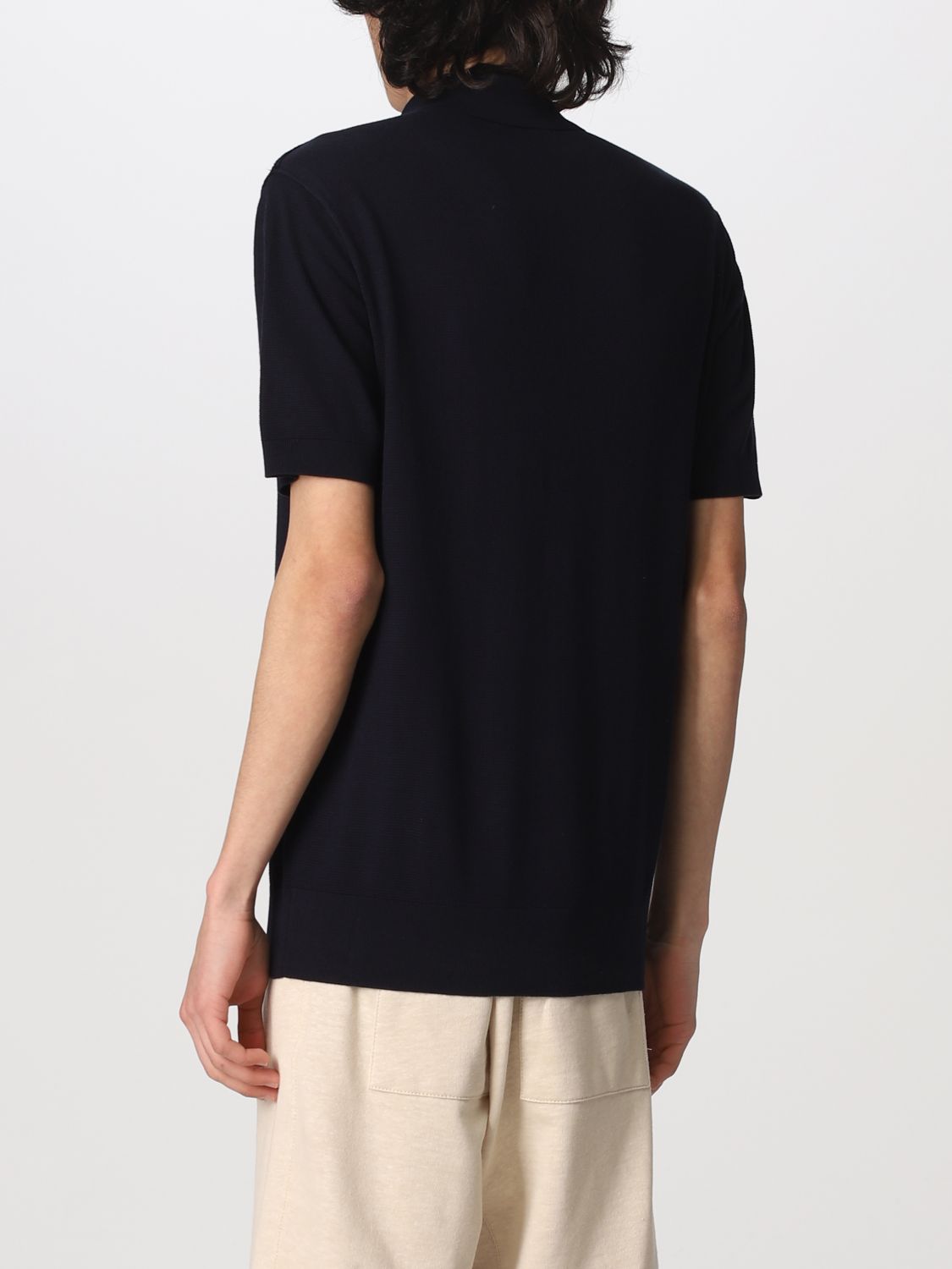 Polo Shirt Men colour Blue