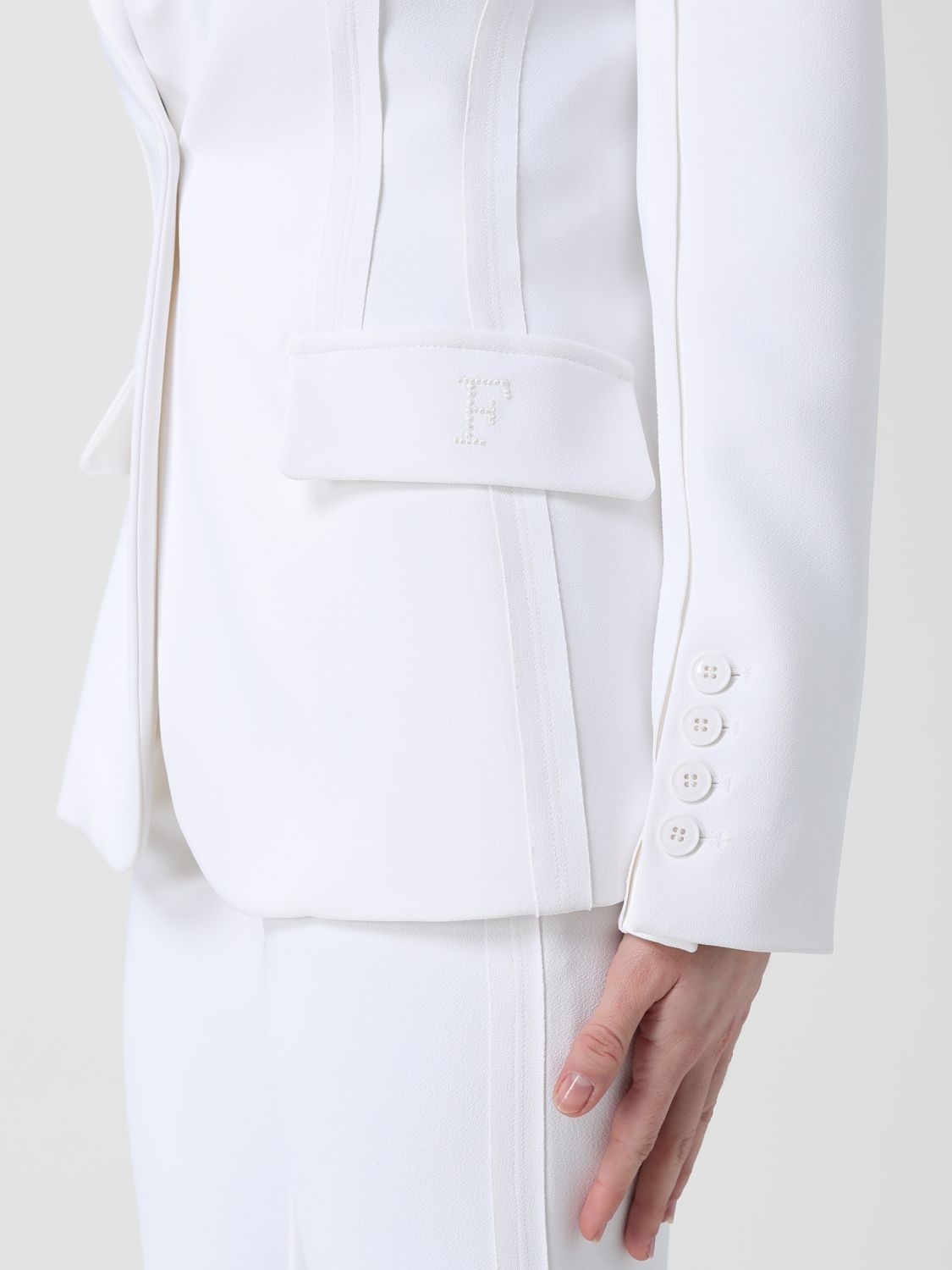 Jacket Woman color White