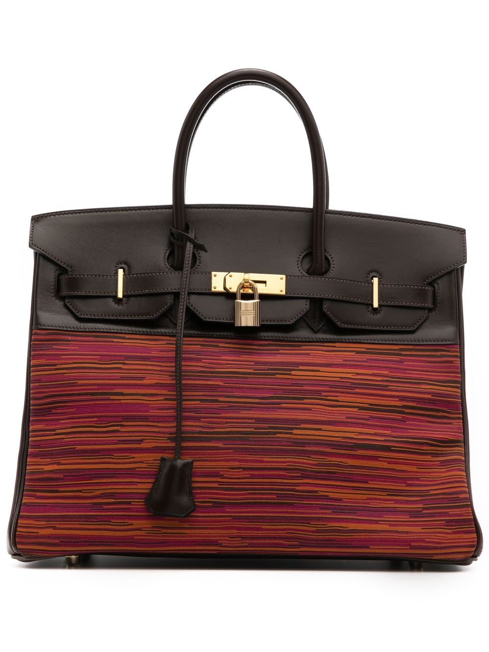 2004 pre-owned Birkin 35 tote bag - Orange