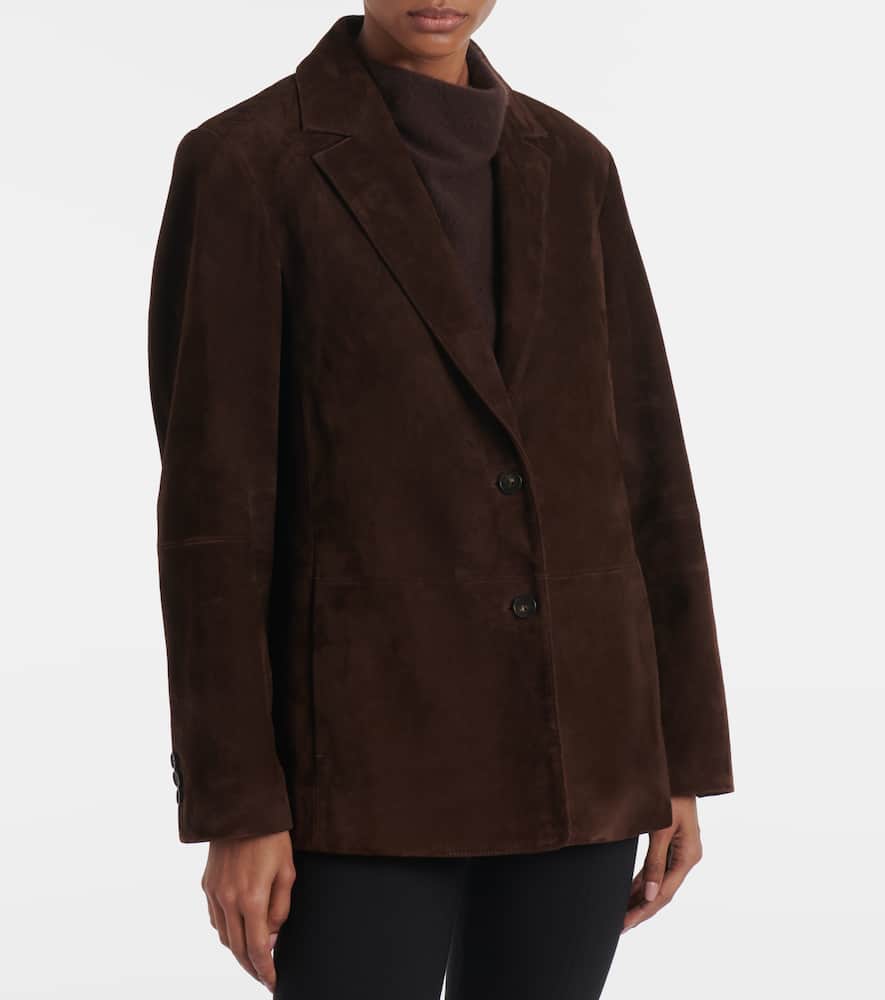 Suede blazer
