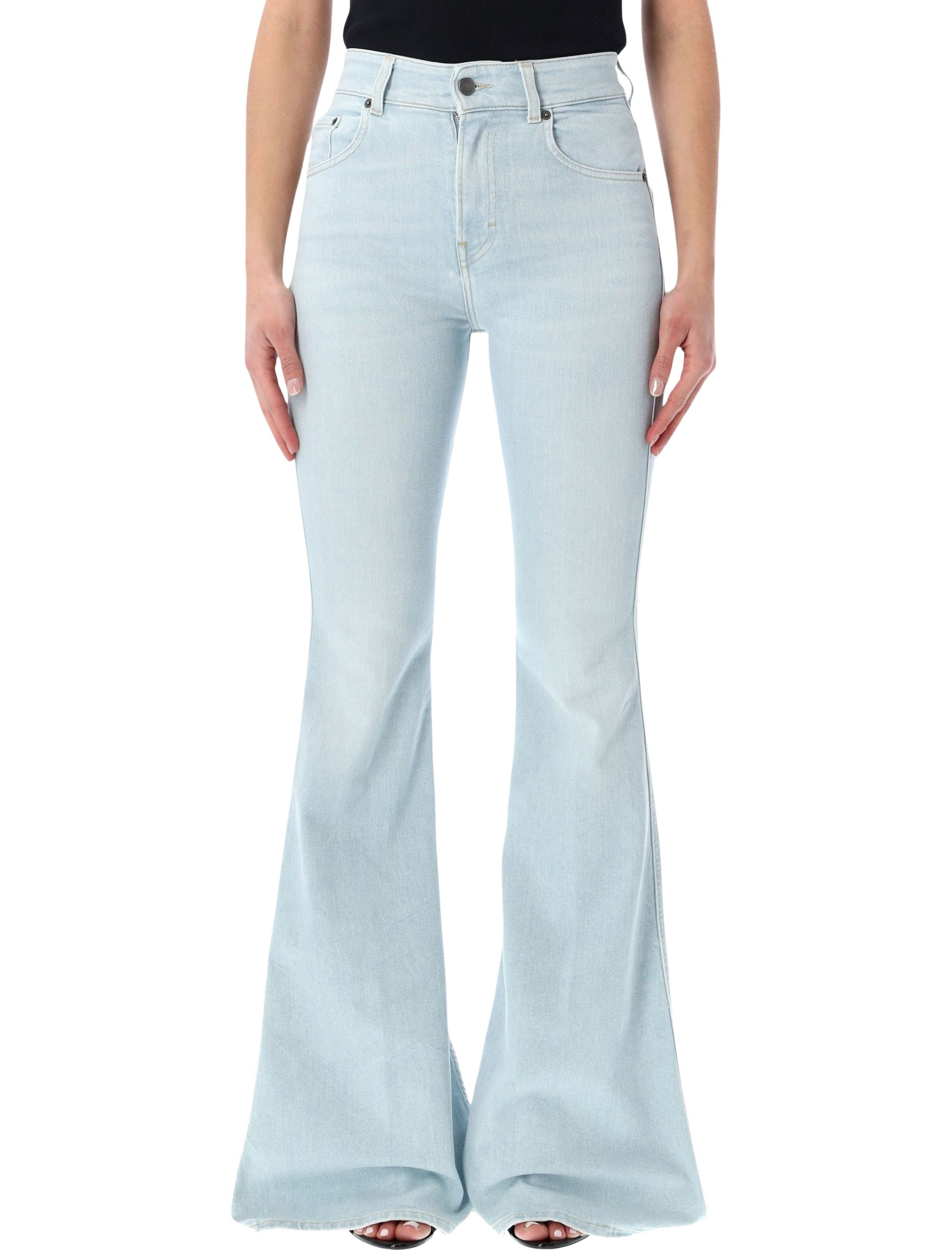 The Farrah High-Rise Oversized Leg Jeans - Size 26