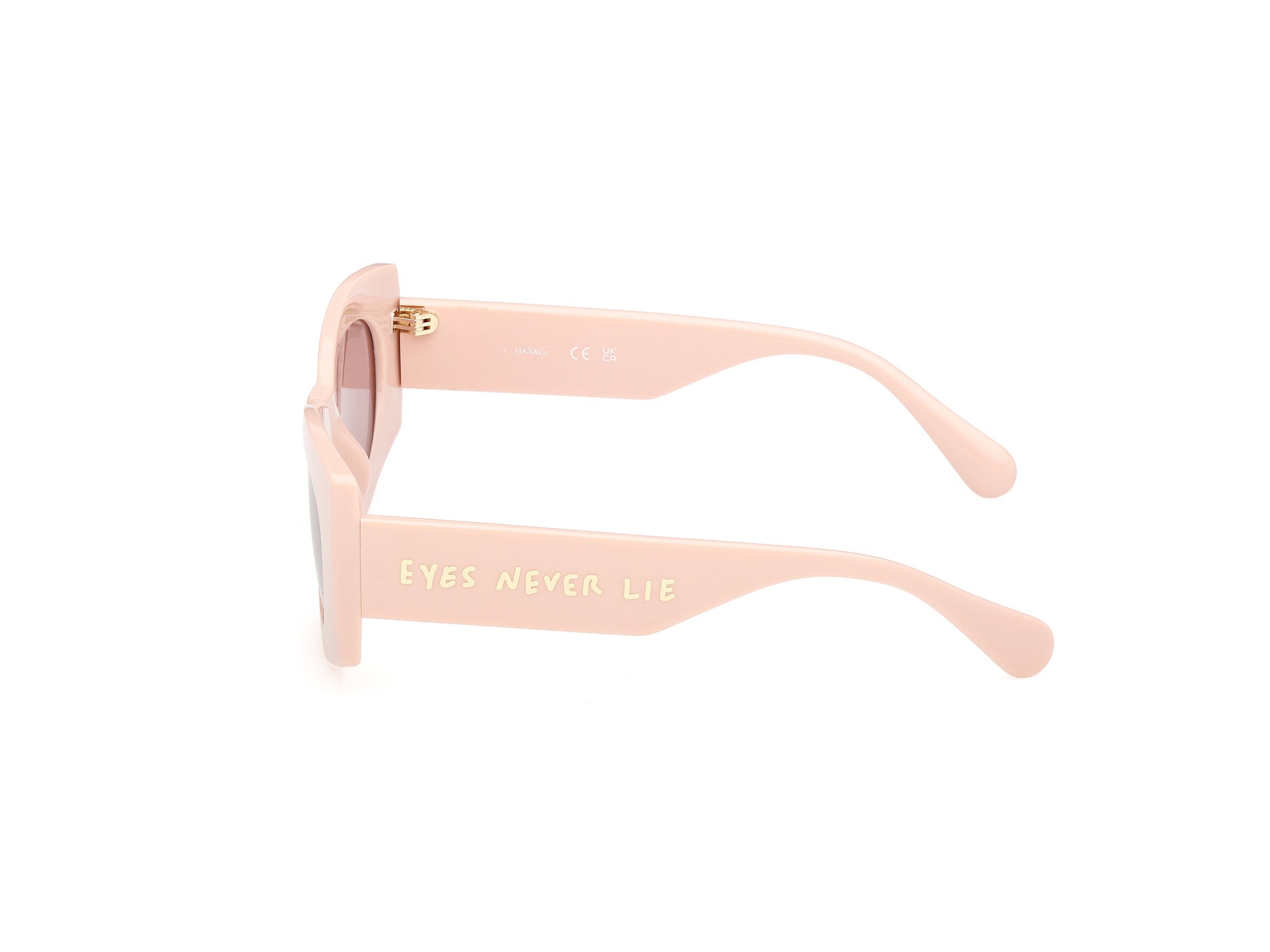 MAX&Co Woman MAX&Co MO0131 72S Sunglasses Injected Pink Bordeaux Geometric Norma